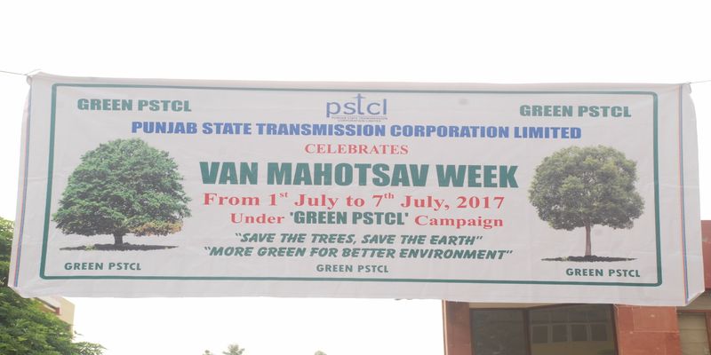 PSTCL celebrates Van Mahotsav week under Green PSTCL Campaign